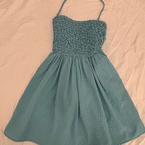 American Eagle Outfitters Teal Kids Dress